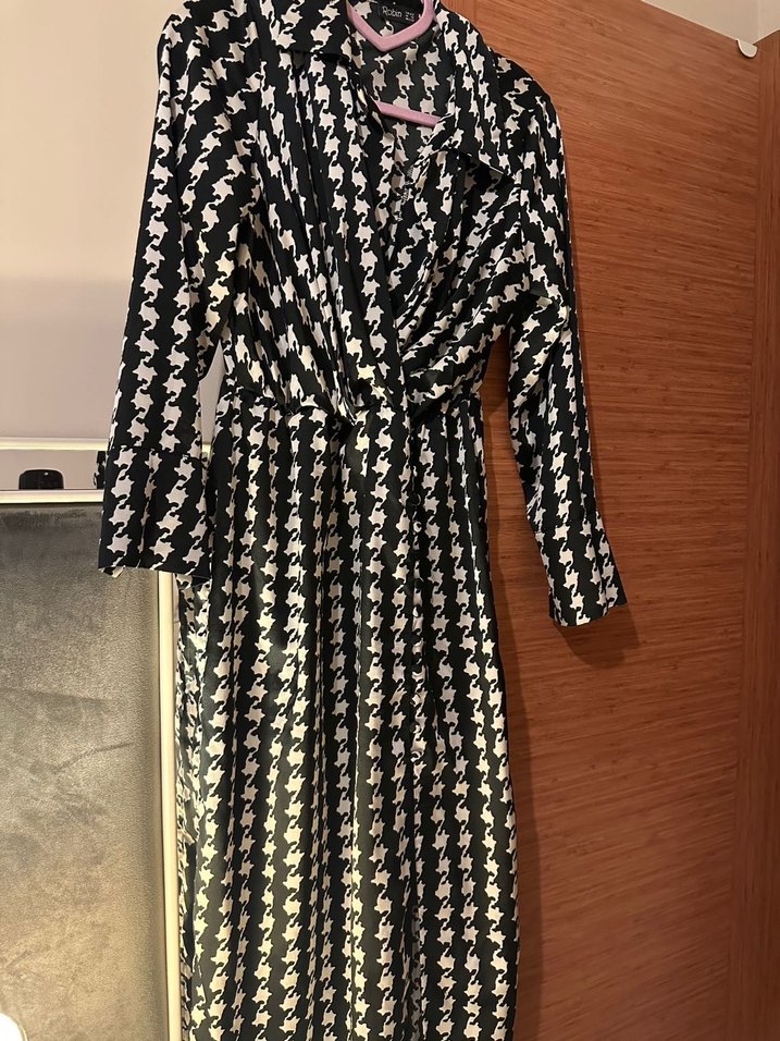 Kadın Siyah Hamile Elbisesi - Görsel 2