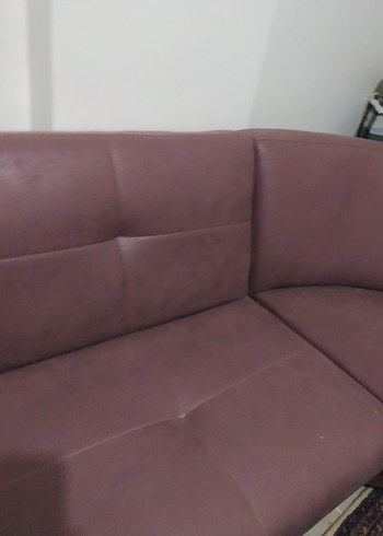 Bellona Pembe Pastel Modern L koltuk