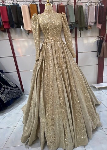 38 Beden çeşitli Renk SATILIK TOPTAN GELİNLİK NİŞANLIK KAFTAN