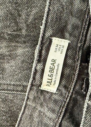 Siyah Kadın Mom Kot Pantolon - Görsel 3