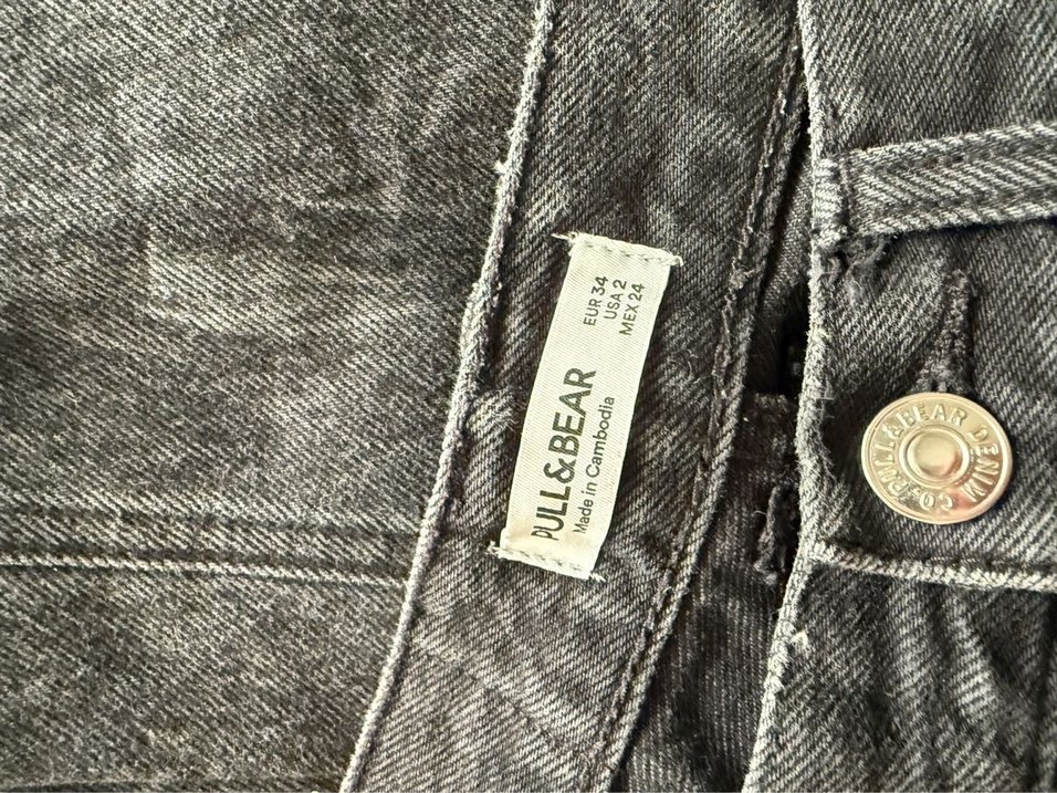 Siyah Kadın Mom Kot Pantolon - Görsel 3