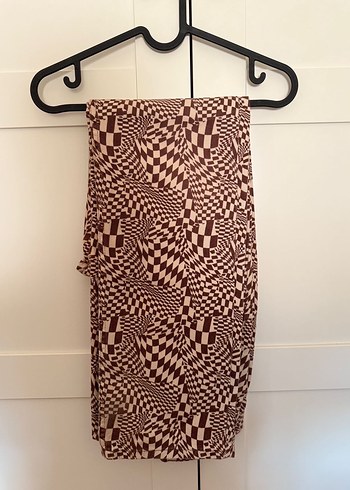 Kahverengi Desenli Kot Pantolon - Görsel 2