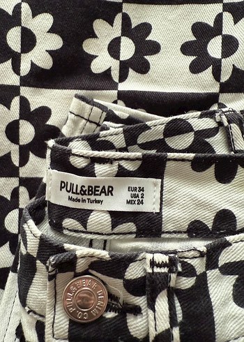 Desenli Kadın Kot Pantolon - Görsel 3