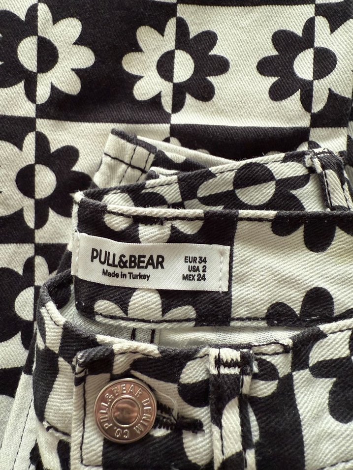 Desenli Kadın Kot Pantolon - Görsel 3