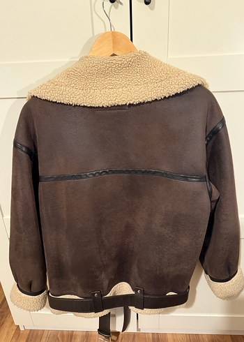Kahverengi Kürklü Ceket - Görsel 3