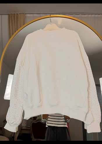 s Beden Guess Gri Baskılı Kadın Sweatshirt