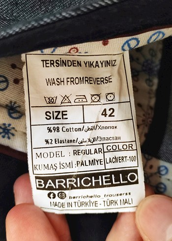 BARRICHELLO Pantolon (42) (pazarlık olur) - Görsel 4