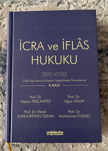 İcra ve İflas Hukuku Ders Kitabı 9. Baskı