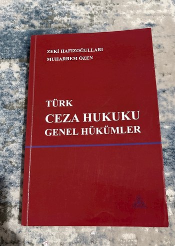 Türk Ceza Hukuku Genel Hükümler Kitabı