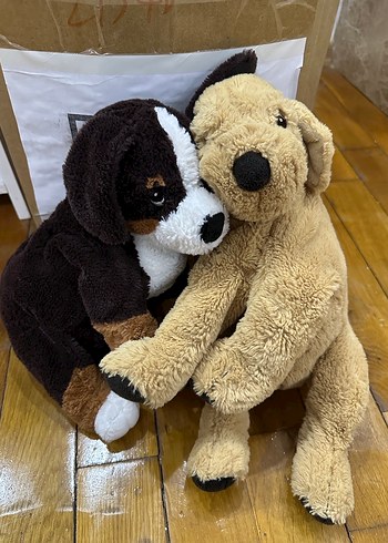 Kahverengi Peluş Oyuncak Köpekler