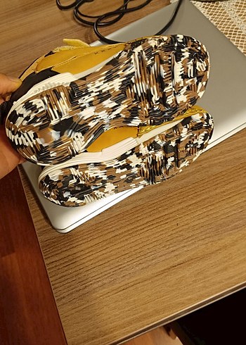 Erkek Çocuk Sarı Kamuflajlı Sneakers - Görsel 3