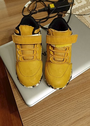 Erkek Çocuk Sarı Kamuflajlı Sneakers - Görsel 5