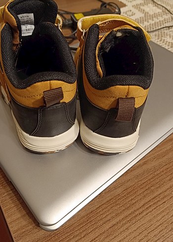 Erkek Çocuk Sarı Kamuflajlı Sneakers - Görsel 4