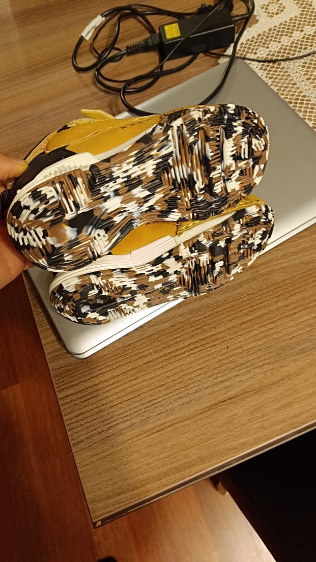 Erkek Çocuk Sarı Kamuflajlı Sneakers - Görsel 3