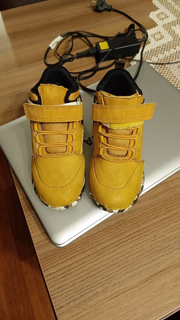 Erkek Çocuk Sarı Kamuflajlı Sneakers - Görsel 5