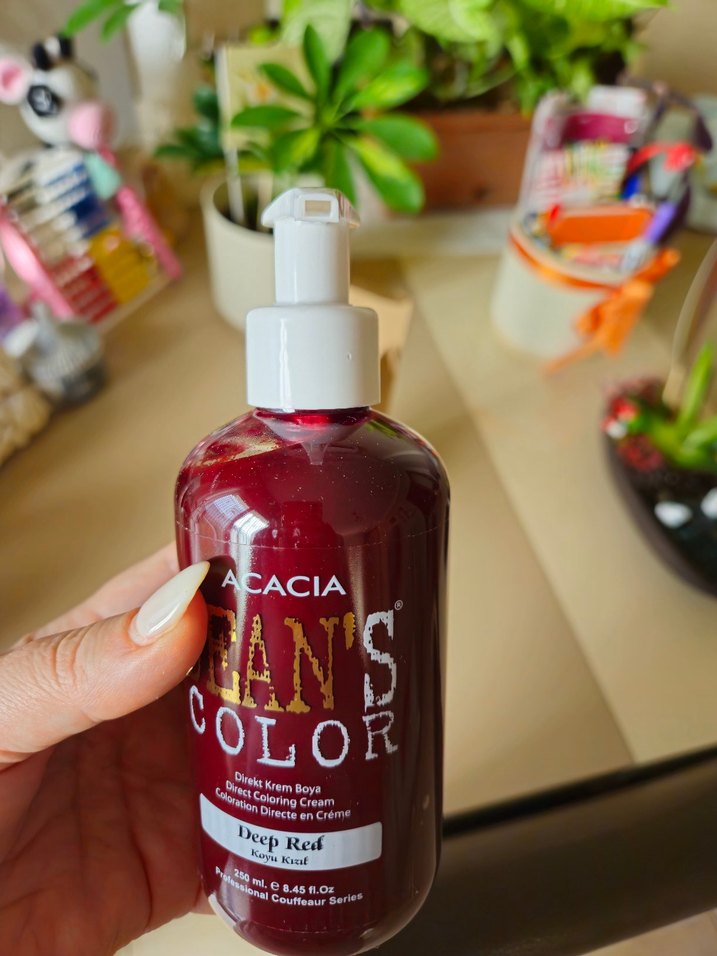 Acacia Jean's Color deep red/ Koyu Kızıl Saç Boyası 250 ml - Görsel 2