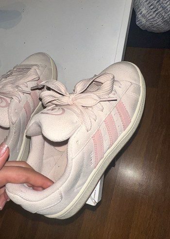 Adidas Kadın Bağcıklı Spor Ayakkabı Lansman Rengi Pastel Pembe Orjinal