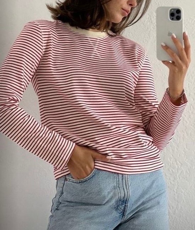 Premium Kalitede Çizgili Basic - Görsel 4