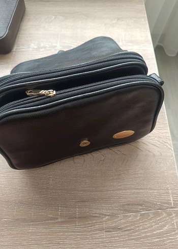 Beden siyah Renk Kemer Tokalı Siyah Deri Kadın Çanta