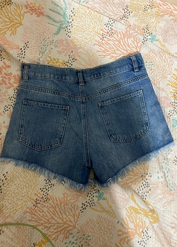 LC Waikiki Mavi Kot Mini Şort