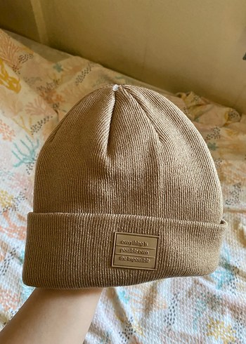 Bej Örgü Kadın Bere - Görsel 4