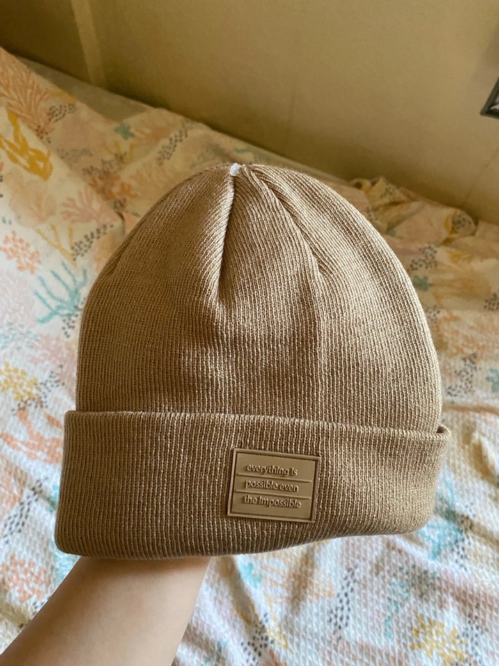 Bej Örgü Kadın Bere - Görsel 4