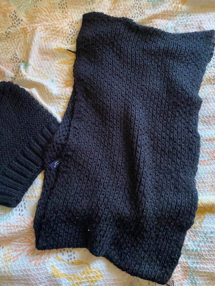 Siyah Örgü Kadın Bere ve Boyunluk Seti - Görsel 4