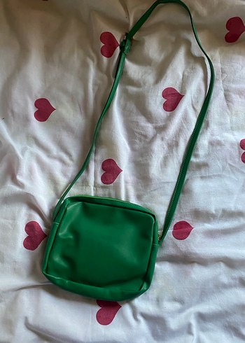 Yeşil Kareli Kadın Omuz Çantası - Görsel 2