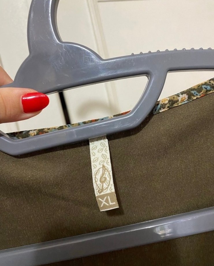 Düğmeli V Yaka Bohem Midi Elbise - Görsel 3