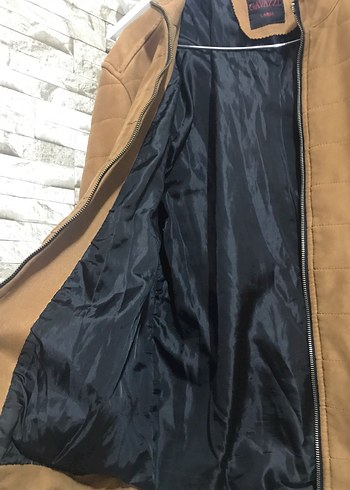 Erkek Kahverengi Süet Fermuarlı Ceket - Görsel 2