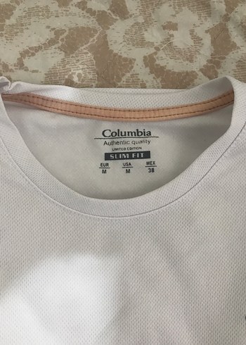 Columbia Beyaz Pamuklu Erkek Tişört - Görsel 2