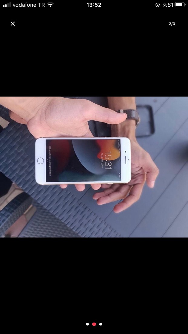 Gri Beyaz iPhone - Görsel 2