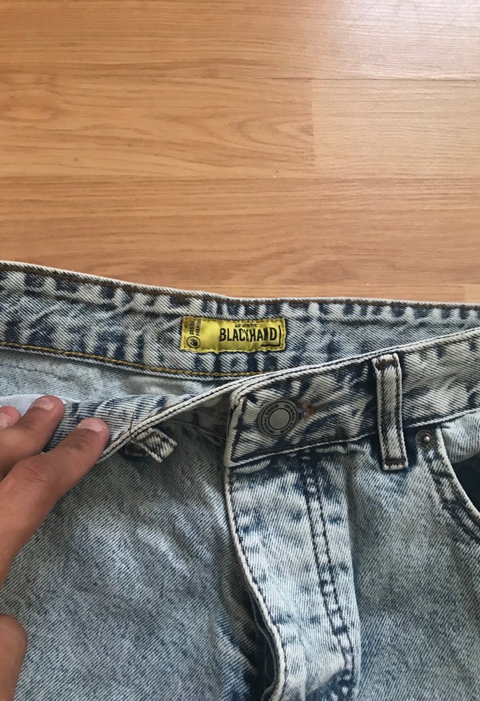 Gri Midi Boy Salaş Erkek Kot Pantolon - Görsel 2