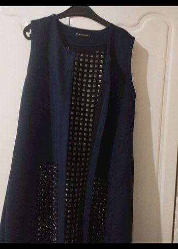 kadın lacivert hirka - Görsel 3