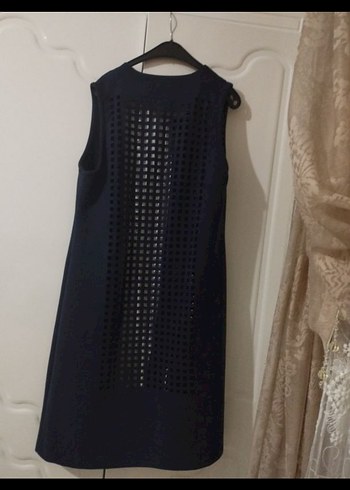 kadın lacivert hirka - Görsel 2