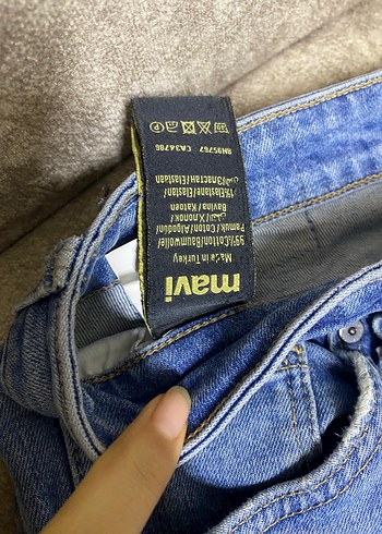 Mavi Kot Pantolon - Görsel 5