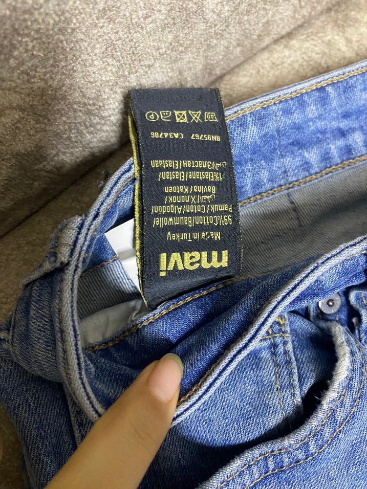 Mavi  Kot Pantolon - Görsel 5