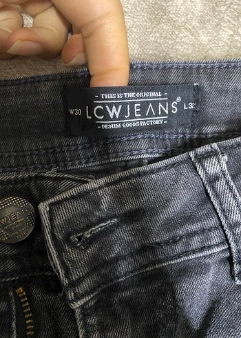 Gri Düğmeli LCW Jeans erkek Jean - Görsel 3