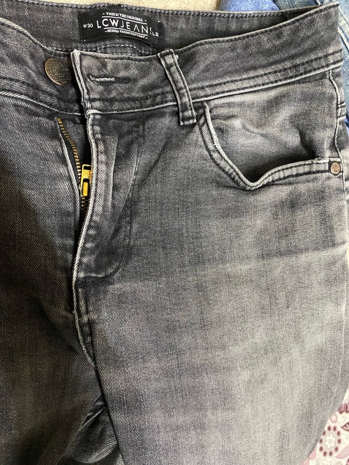 Gri Düğmeli LCW Jeans erkek Jean - Görsel 4