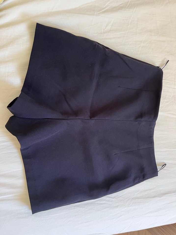 Siyah Midi şortlu Hamile Etek - Görsel 2