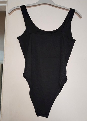 Diğer Siyah Sıfır kol fitted bodysuit