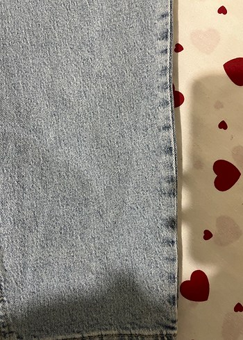 Düğmeli Mavi Midi Boy erkek Denim Jean - Görsel 2