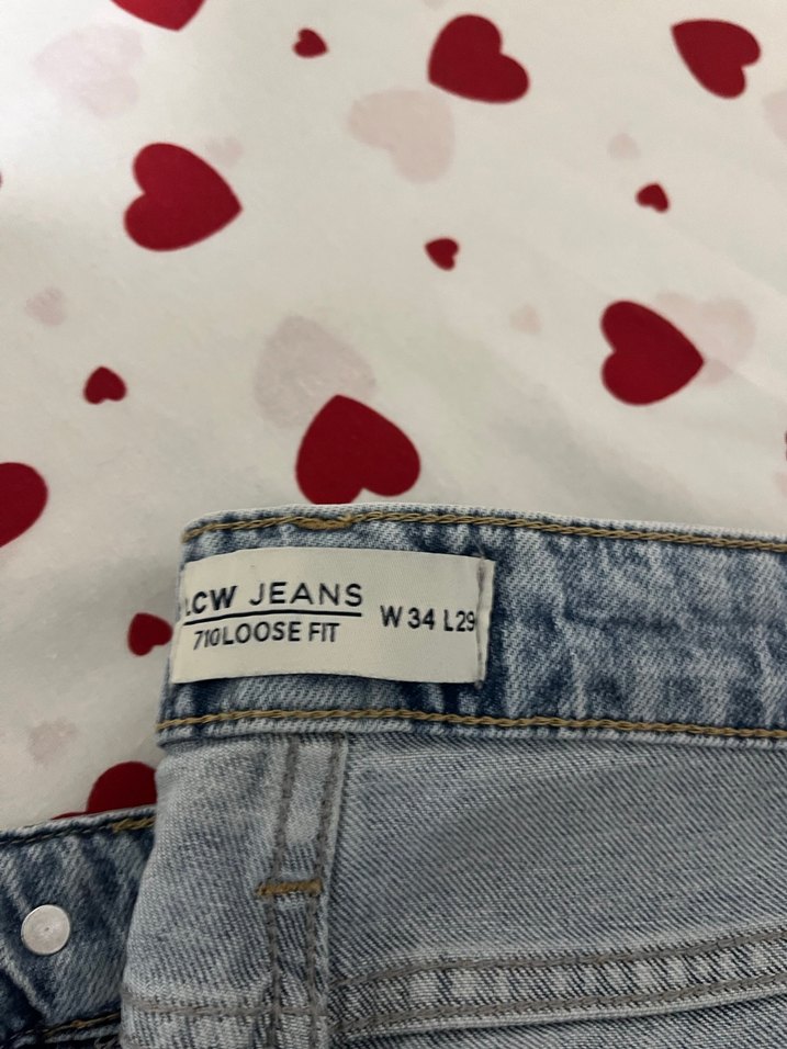 Düğmeli Mavi Midi Boy erkek Denim Jean - Görsel 3