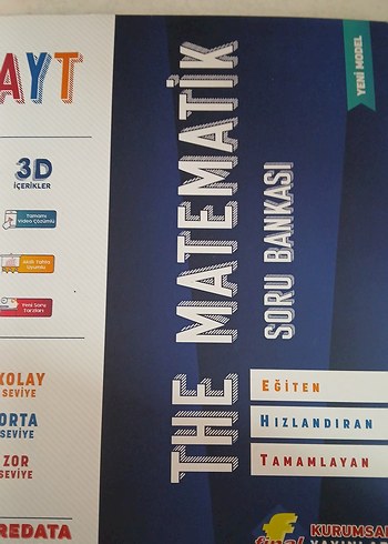 AYT Matematik Soru Bankası Final Yayınları +2 Genel Ayt Denemesi