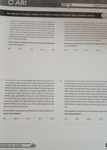 Beden Paragrafın Ritmi Arı Yayınları