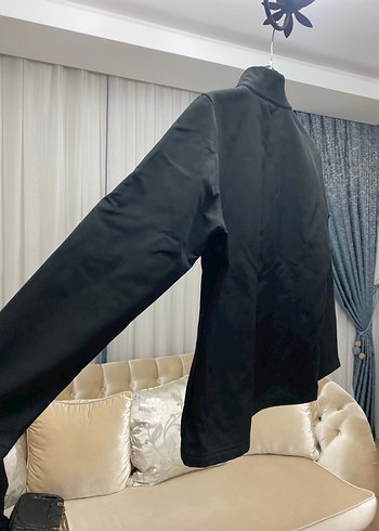 Lescon Fermuarlı Siyah kadın Günlük Ceket