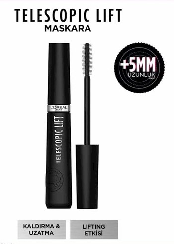 L'Oreal Paris Telescopic Lift Maskara Siyah