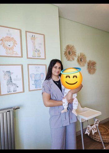 Gri Desenli Kısa Kollu Takım