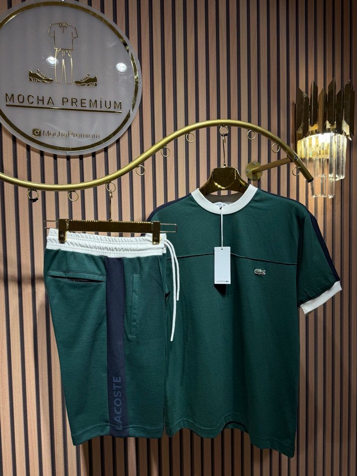 Lacoste yeni sezon şortlu takım - Görsel 3