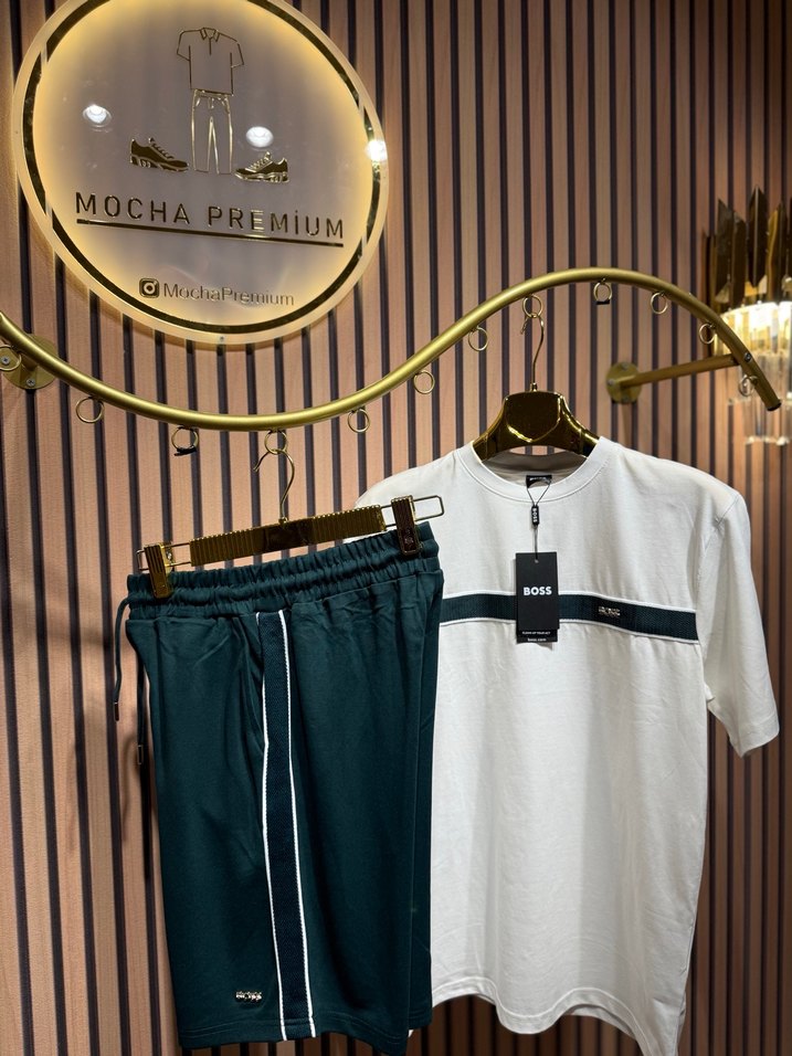 Boss erkek şort takım - Görsel 2